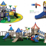 High Quality Colorful Children Commercial Small Outdoor Playground Equipment Student Recreation Facility thumbnail-4