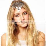Latest hot women head jewelry metal headband