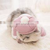 Pet Cat Clothes Cape Christmas England Beret Garfield Woolen Pink Cloak Ladyfied thumbnail-5