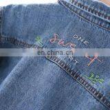 A0250# 2020 Spring Girls' Jacket Denim Embroidery Kids Coats Childrenswear Wholesale thumbnail-4