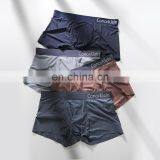 Hot Breathable Polyester Nylon Colorful Sexy See-through Transparent Boxer Black Men'S Briefs Underwear