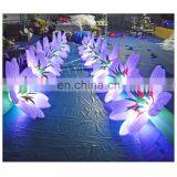 Colorful LED Inflatable Flower Chain Wedding Flower Stage Decoration For Sale thumbnail-2