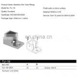 Square Shape Slot Tube Aluminum U Channel Pipes With Stainless Steel Satin Polish thumbnail-4