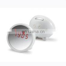 2019 New Style Easy Carrying Magic Beauty Mirror With Led Clock thumbnail-2
