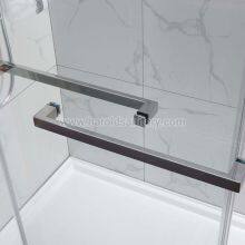 Bypass Double Slider Doors Glass Shower Enclosure thumbnail-2