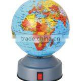 10.6cm Rotating Globe , Automatic Rotating Globe, Rotating World Globe