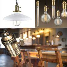 E26/E27 Light Socket Bulb Holder Antique Retro Lamp Light Brass Pendant Fittings Lampholders Fixture Vintage Lamp Socket thumbnail-3