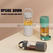 GINT 500ml High Quality Portable Single Wall Anti-scald Glass Water Bottle thumbnail-3