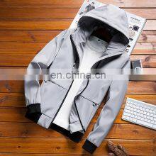 Men's Long Sleeve Casual Jacket Aviator Motorcycle Jacket thumbnail-2