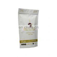 Wholesale Manufacturer White Matte Stand up Coffee Packaging With Zipper Coffee Bag thumbnail-4