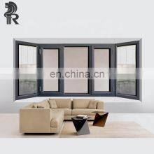 Hurricane Proof Soundproof Double Heat Insulation Thermal Break Aluminum Alloy Casement Window thumbnail-2