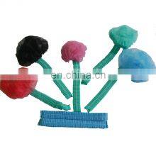 Pleated Lab Protective Unisex Disposable Non Woven Mob Caps thumbnail-2