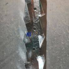 Galvanized Double Claw Small Sized Anti Climb Wall Spikes, Galvanized Razor Fencing Spikes