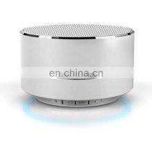 Factory Wholesale A10 FM LED Portable Mini Metal Blue Tooth Wireless Speaker thumbnail-1