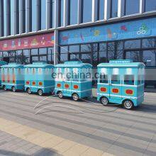 Christmas Carnival Games Small Backyard Electric Train Trackless Train for Sale thumbnail-5