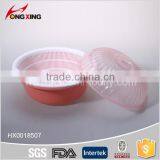 Double Layer Round Plastic Vegetable Basin With Strip Lid thumbnail-2