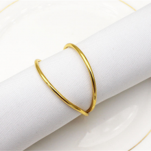 Handmade Round Metal Napkin Rings Holder for Dinning Table Parties thumbnail-1