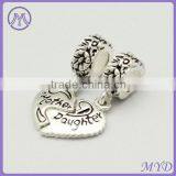 925 Sterling Silver Mother and Daughter Set Dangle Charm for Bracelet thumbnail-2