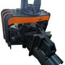 Excavator to Photovoltaic Pile Driver Solar Photovoltaic Pile High Frequency Vibration Hammer Steel Plate Cement Pile thumbnail-4