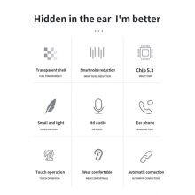 Wireless Touch Control Earphone With Type-C Charging Box BT 5.3 Sport Gaming Headsets TWS Noise Reduction Earbuds thumbnail-3
