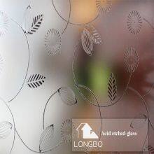 Clear and Extra Clear Acid Etched Frosted Glass for Window Door and Office Partitions With China Factory Lowest Price thumbnail-5