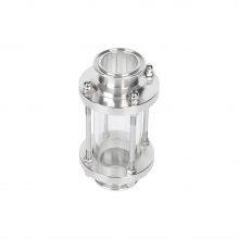 Stainless Steel Tempered Glass Tri Clamp Tubular Straight Through Sanitary Sight Glass Fittings thumbnail-4