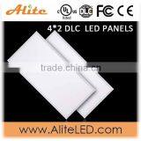 DLC UL Listed White Frame 6000lm 4000 K Led Flat Panel Lights