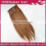 2015 New Products Russian Hair 28 Inch Clip on Human Hair Extensions