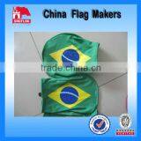 Brazil Sedan Promotional Car Side Car Mirror Flag thumbnail-1