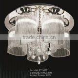 LED Chandelier Loving Heart Crystal Pendant Light thumbnail-1