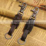 2016 New Leather High Quality Factory Car Key Holder Chain thumbnail-2