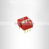 Blue/Red 3 Pin Slide Type DIP Switch