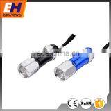 3xAAA Batteries Aluminium Easy-taking Keychain Flashlight
