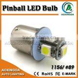 12v 5050 5 Leds 1156 #89 Strobe Flasher LED for Pinball Machines