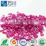 Fashion Fuschia Opaque Bugle Glass
