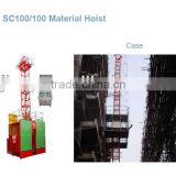 CE Approved Construction hoist, construction site elevator