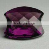 Hot Seller Purple Glass Princess Cut Cabochon Gemstone thumbnail-1