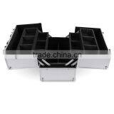 Homdox Home Cosmetic Organizer Case Jewelry Box Lockable Makeup Box OS004506 thumbnail-4