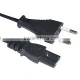 Indonesia 2 pin power plug to IEC C7 power cord