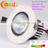 12W Aluminum Super Recessed COB LED Down Light