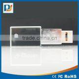 High Quality Full Capacity Crystal 16GB USB Flash Drive 8GB USB Disk Memory 3D Laser Engraved Logo in USB Key thumbnail-3