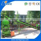 WT2-10 kenya soil cement interlocking brick making machine