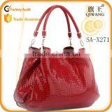 Hot Sale Crododile Pattern Leather Fashion Shoulder Bag Fashion Leather Handle Bag