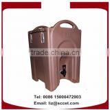 Cafes double wall plastic beverage container, insulation container for hot and cold beverage