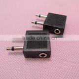 Mono Audio 3.5 Male to 3.5 Female Connector Adapter