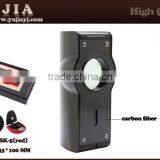 High Grade Touch Carbon Fiber 4 Flame Cigar Lighter With Box Quality Choice thumbnail-4