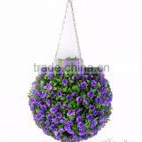 High Quality Best Price Artificial Hanging Flower Balls for Wedding Decor thumbnail-1