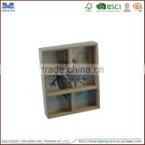 Popular wood finish photo frame wholesale PS simple design picture frame
