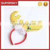 V-386 Snowflake Fashion Plush Christmas Decoration Headband Gift Merry Christmas Children Headband thumbnail-3