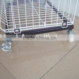 5 Tiers Rolling Wire Basket Storage Display Rack for Supermarket thumbnail-6